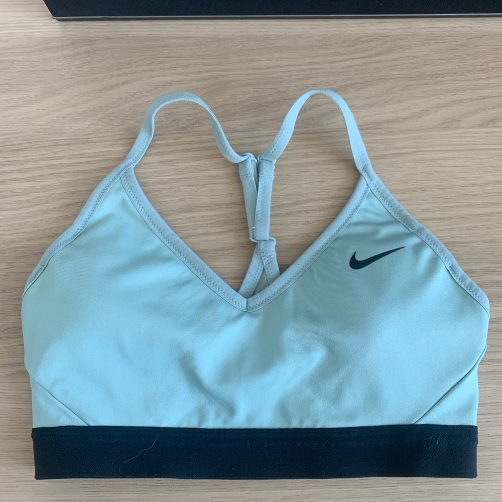 Green/blue Nike sports bra Dri Fit Small